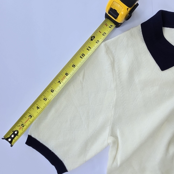 Qingway Chic White Polo Shirt -Size M - Picture 5 of 5